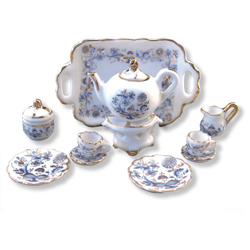 Tea Set – Gold Blue Onion