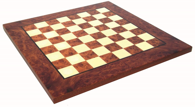 Chess Board – Wood; Hand Inlaid