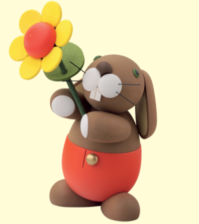 Bunny With Sunflower – Large