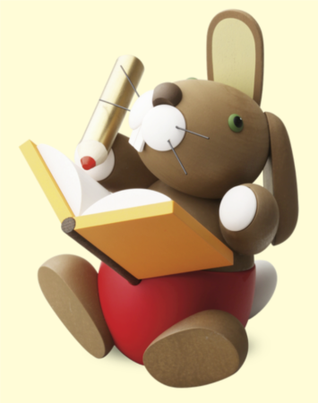 Bunny With Book – Large