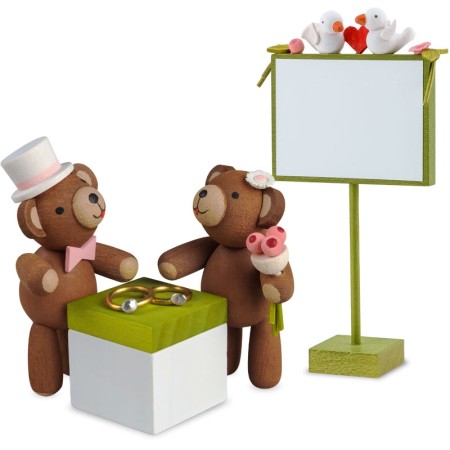 Teddy Bear Bridal Couple