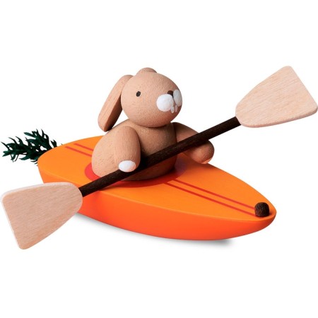 Bunny In Carrot Canoe