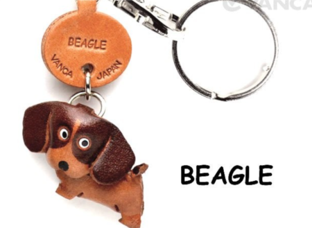 Leather Key Chain – Beagle