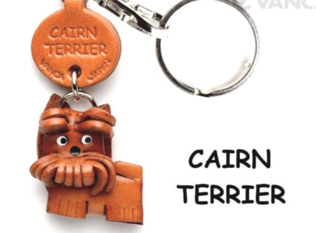 Leather Key Chain – Cairn Terrier