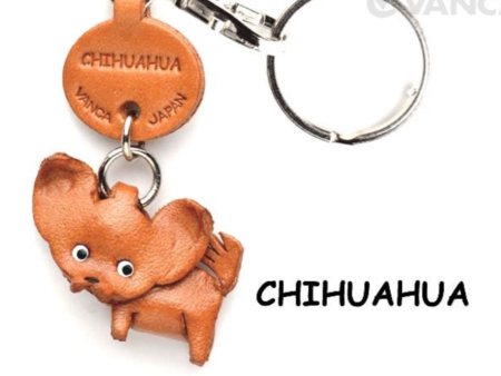 Leather Key Chain – Chihuahua