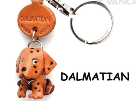 Leather Key Chain – Dalmatian