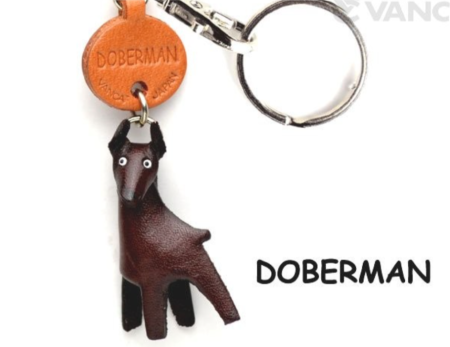 Leather Key Chain – Doberman