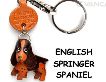 Leather Key Chain – English Springer Spaniel