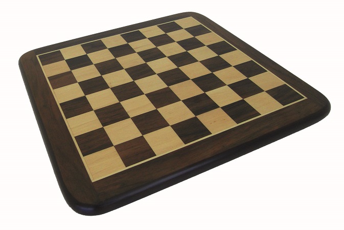 Chess Board – Wood; Hand Inlaid
