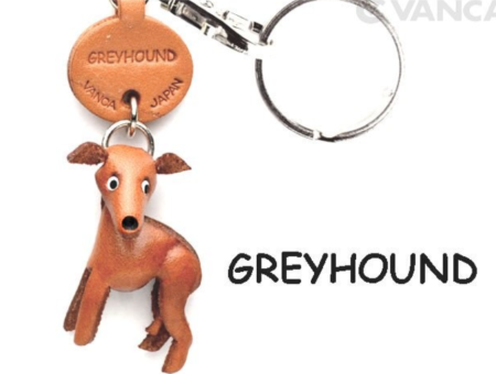 Leather Key Chain – Greyhound