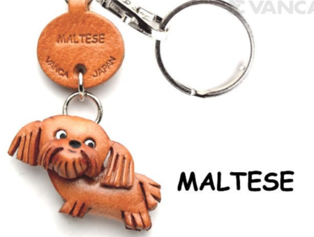 Leather Key Chain – Maltese