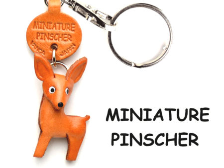 Leather Key Chain – Minature Pinscher