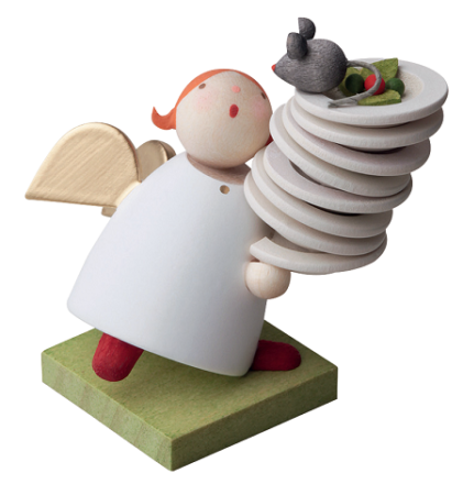 Angel With Plates