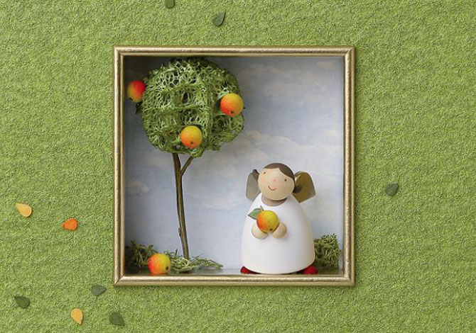 Angel With Apple Tree
