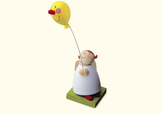 Angel With Face Balloon