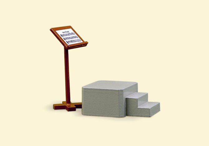 Song Book Stand & Podium