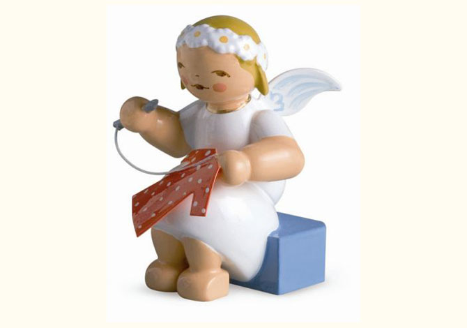 Marguerite Angel With Needle