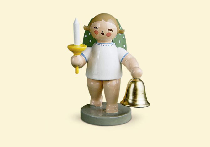 Angel With Bell And Candle