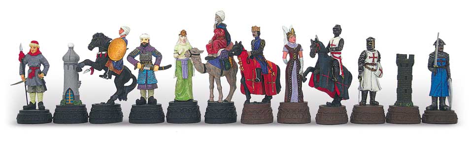 Chess Pieces -Crusaders Vs Saracens