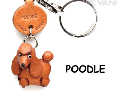Leather Key Chain – Poodle