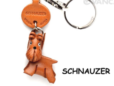 Leather Key Chain – Schnauzer