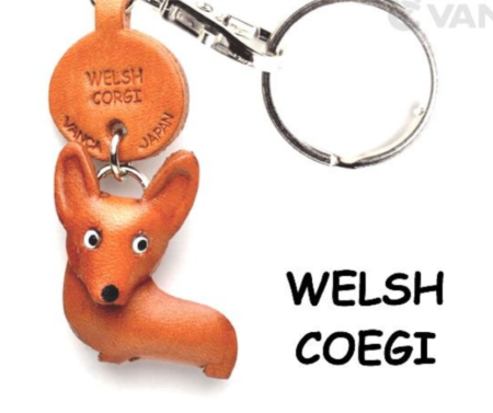 Leather Key Chain – Welsh Corgi