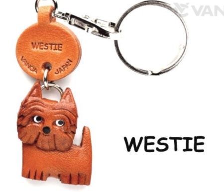 Leather Key Chain – Westie