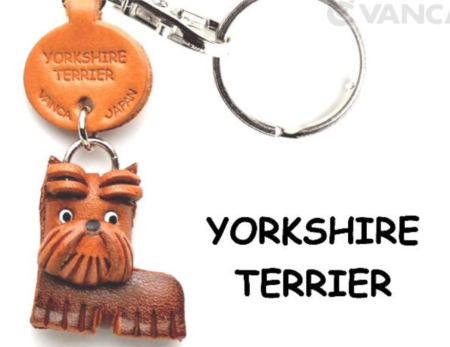 Leather Key Chain – Yorkshire Terrier