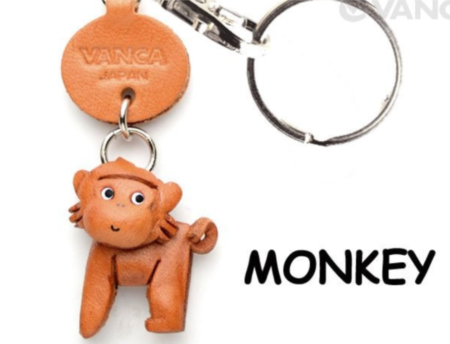 Leather Key Chain – Monkey