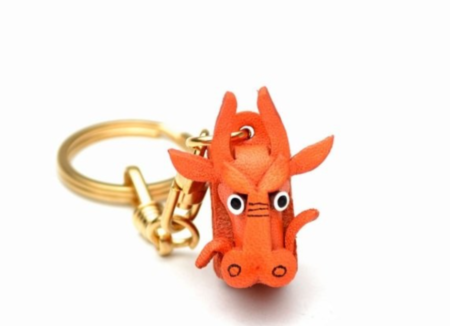 Leather Key Chain – Dragon