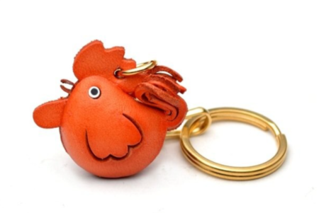 Leather Key Chain – Rooster