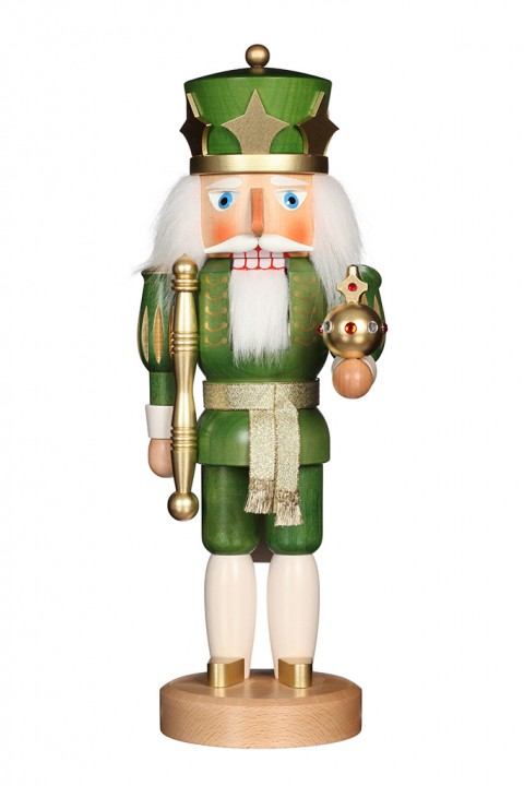 Nutcracker – King Green/Gold Glazed