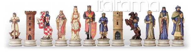 Chess Pieces – Crusaders Vs Saracens