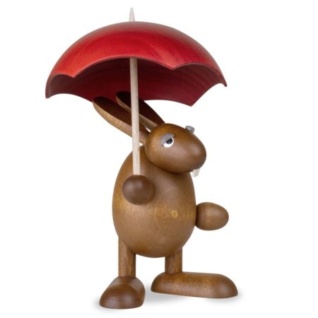 Bunny Holding Umbrella