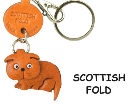 Leather Key Chain – Scottish Fold