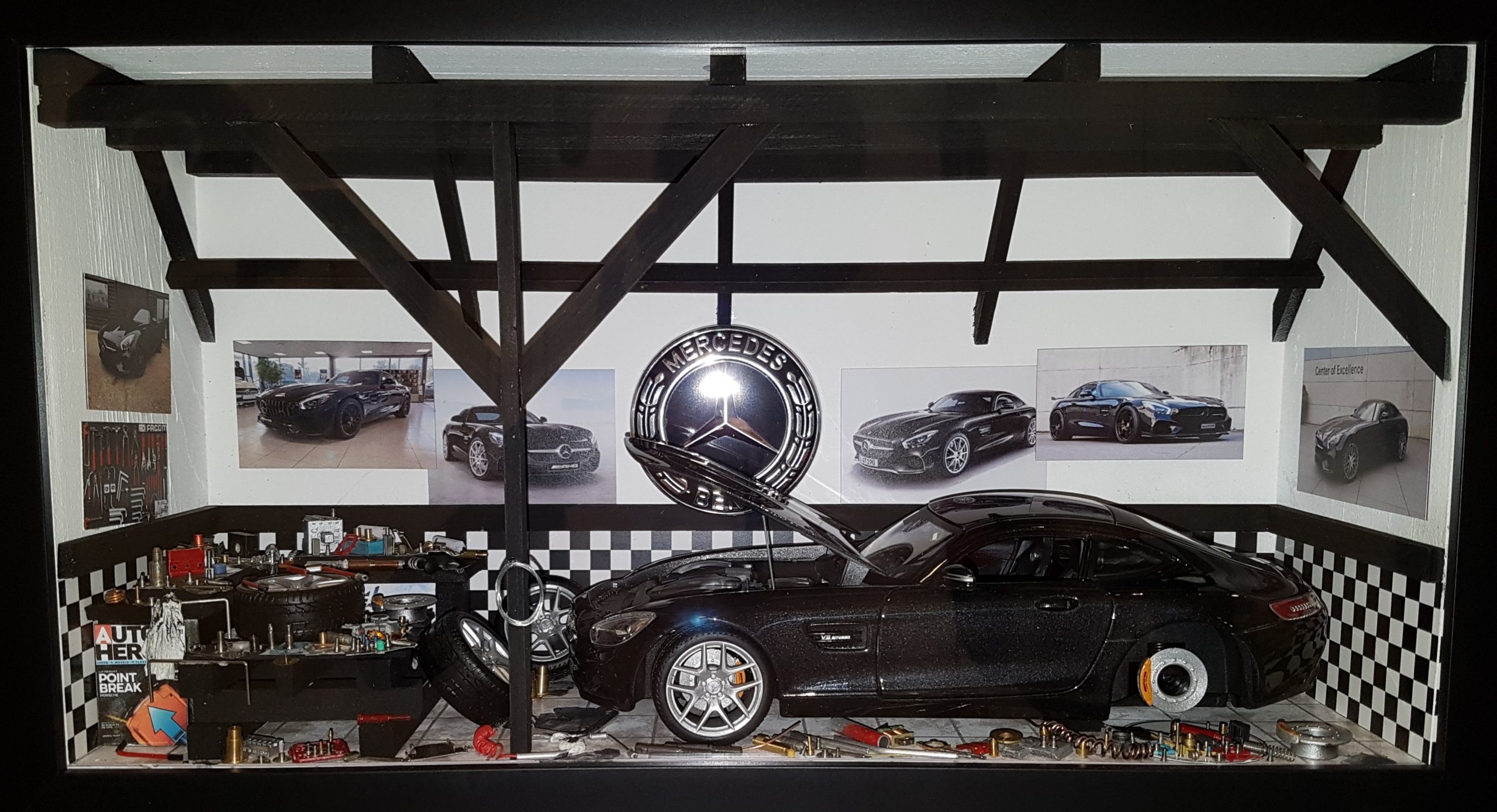 Car Display Box – Mercedes AMG GT