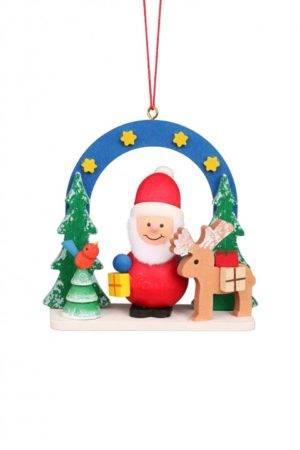 Starry Sky With Santa Ornament