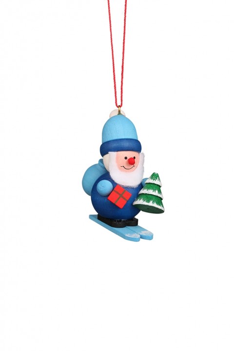 Santa Blue Ornament
