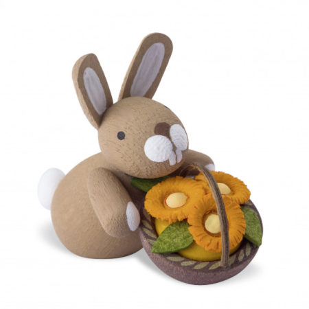 Bunny With Flower Basket