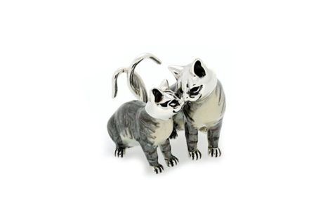 Silver Couple Cats