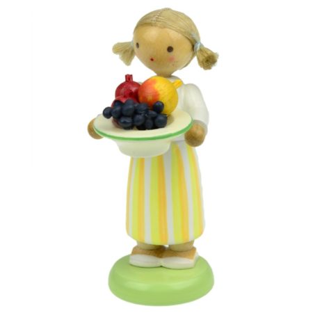 Girl With Fruit Plate