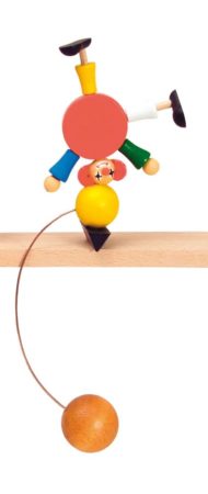 Clown Acrobat On Ball